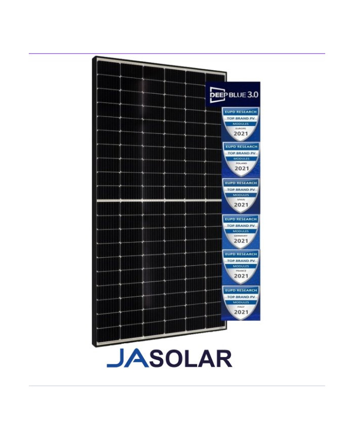 JA Solar JAM66S30-HC MONO 505W MR Čierny Rám
