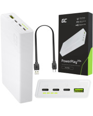 Green Cell PowerPlay20S 20000mAh 22.5W akupank, lumivalge