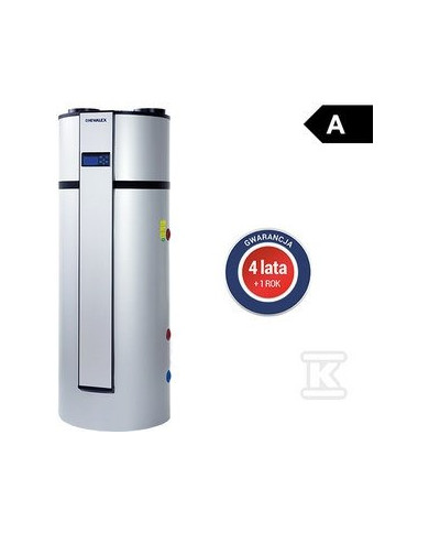 Hewalex PCWU 300eK-2,5kW pompa di calore aria/acqua con boiler 300l