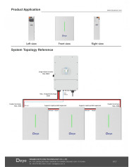 Deye RW-F10.2-B 10.24 kWh LiFePO4 sistem de stocare casnic