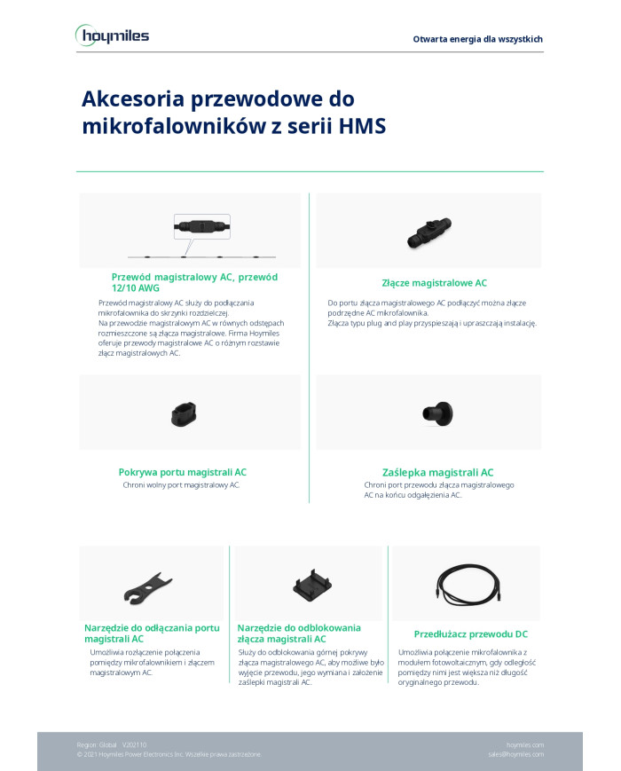 Hoymiles T-liitin AC 3-vaiheiselle Mikroinvertterille 3m