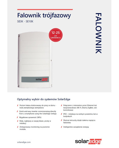 Solaredge SE4K 3-fazowy-RW0