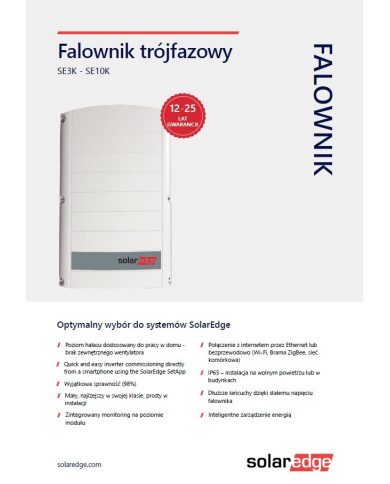 Solaredge SE10K 3-fazowy-RW0