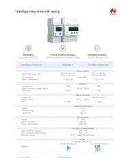 Huawei DTSU666-H 250A/50mA / YDS60 50A 3-fazni brojilo električne energije (s strujnim transformatorima)