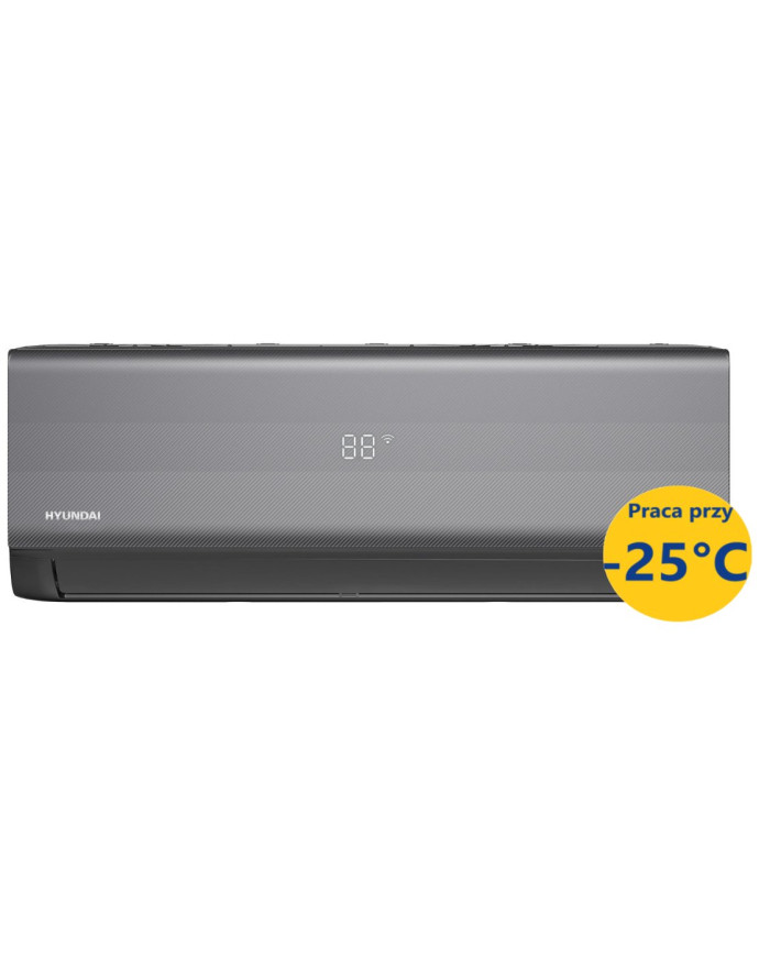 HYUNDAI Wall-mounted Air Conditioner 2.6kW CARBON GREY HRP-M09CGI + HRP-M09CGO