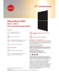 CanadianSolar HiKu6 CS6L-MS Mono PERC 455W Czarna rama