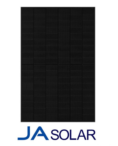 JA Solar JAM54D41 435W Bifacial Double Glass Full Black N-Type Solar Panel