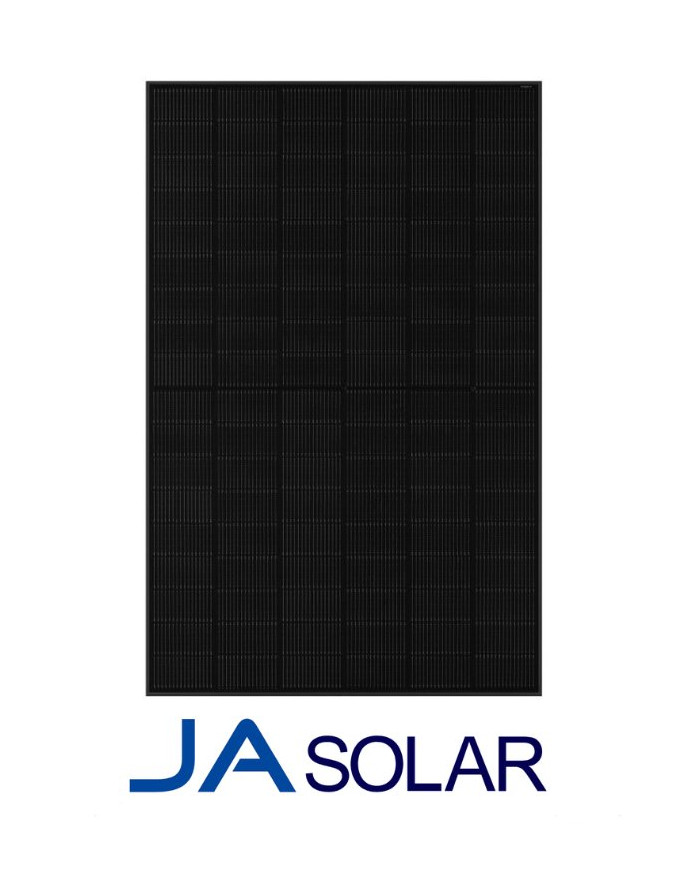 JA Solar JAM54D41 435W Bifacial Double Glass Full Black N-Type Solar Panel