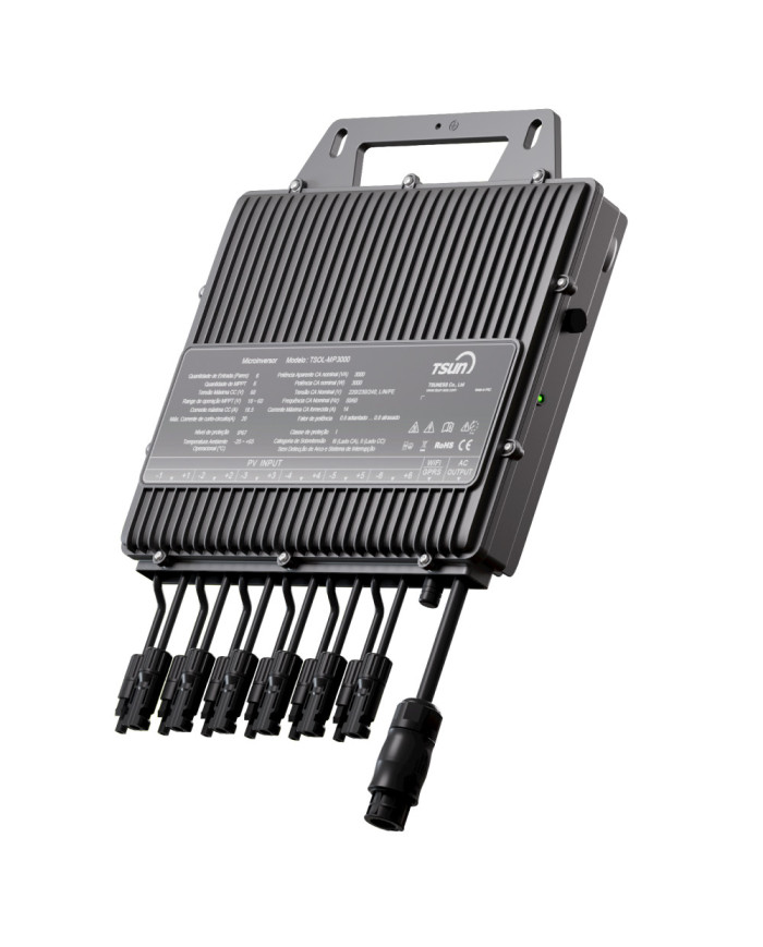 TITAN TSOL-MP3000 mikroinvertteri 3000W (6 MPPT, 2,4 GHz Wi‑Fi)