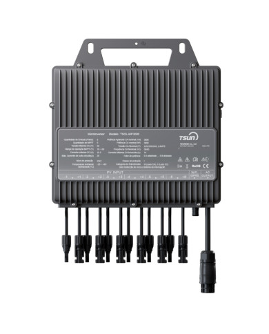 TITAN TSOL-MP3000 mikroinvertors 3000W (6 MPPT, 2,4 GHz Wi‑Fi)