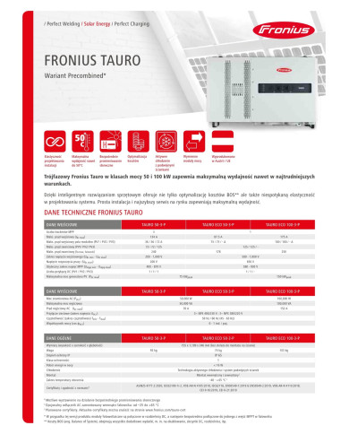 Fronius Tauro Eco 50-3-D