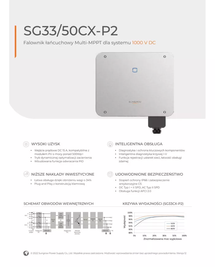 Sungrow SG50CX-P2 50 kW