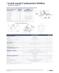 SolarEdge SE-MTR-3Y-400V-A Modbus – 3 fāžu 400V enerģijas skaitītājs (RS485 Modbus, DIN)