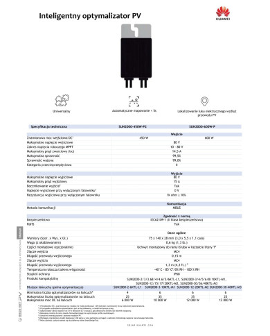 HUAWEI SUN 2000-450W-P2 Optymalizator
