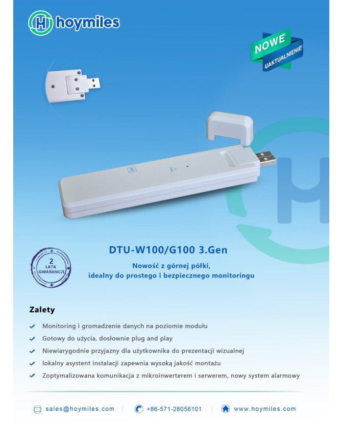 HOYMILES Monitoring Module DTU-Lite-S (for 99 photovoltaic modules)