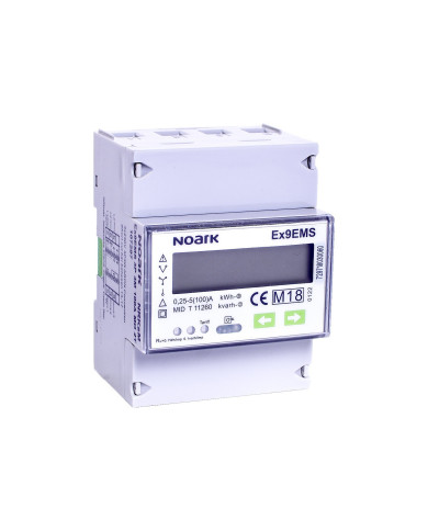 NOARK Two-tariff meter EX9EMS 3P 4M 100A