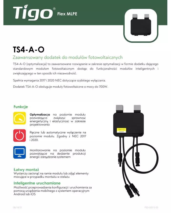 Tigo TS4-A-O Optimalizáló 700W
