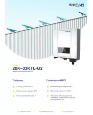 SOFAR 33000TL-G2 Three-phase 2xMPPT