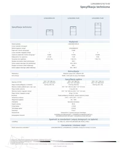HUAWEI Stockage d'énergie 10kW (LUNA2000-5-C0 + 2 x LUNA2000-5KW-E0)