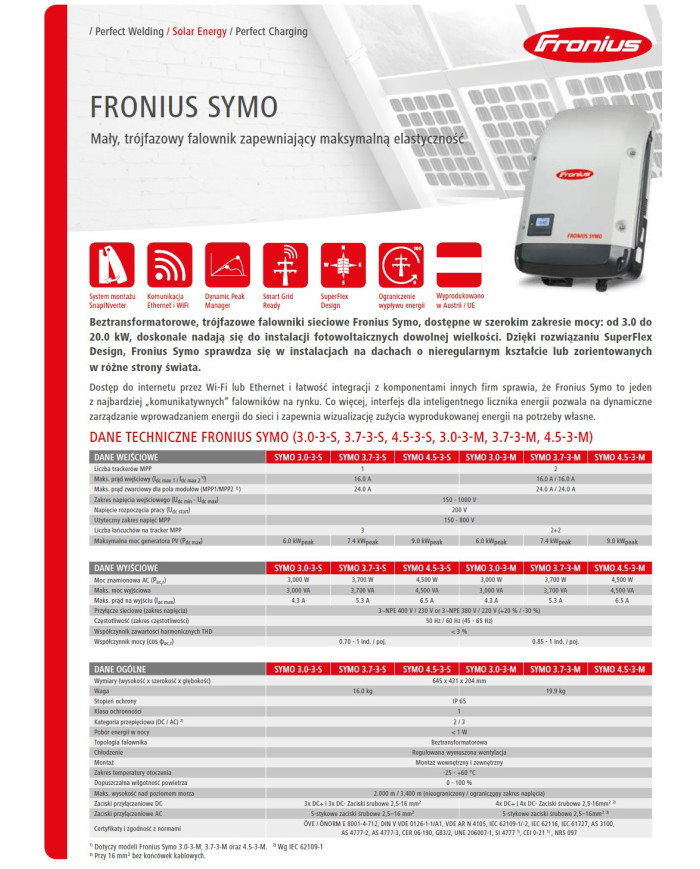 Fronius SYMO 3.7-3-M WLAN