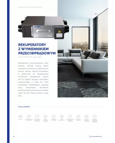 HYUNDAI Hővisszanyerő Rendszer HRS-PRO650
