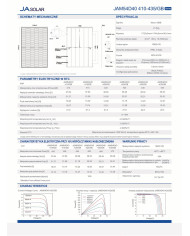 JA SOLAR JAM54D40 BIFACIAL 420W MB Czarna rama MC4 (N-Type)