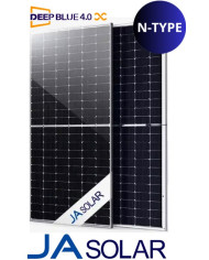 JA Solar JAM72D42-620/LB Bifacial N-tyyppi Kaksilasi 620W Musta runko