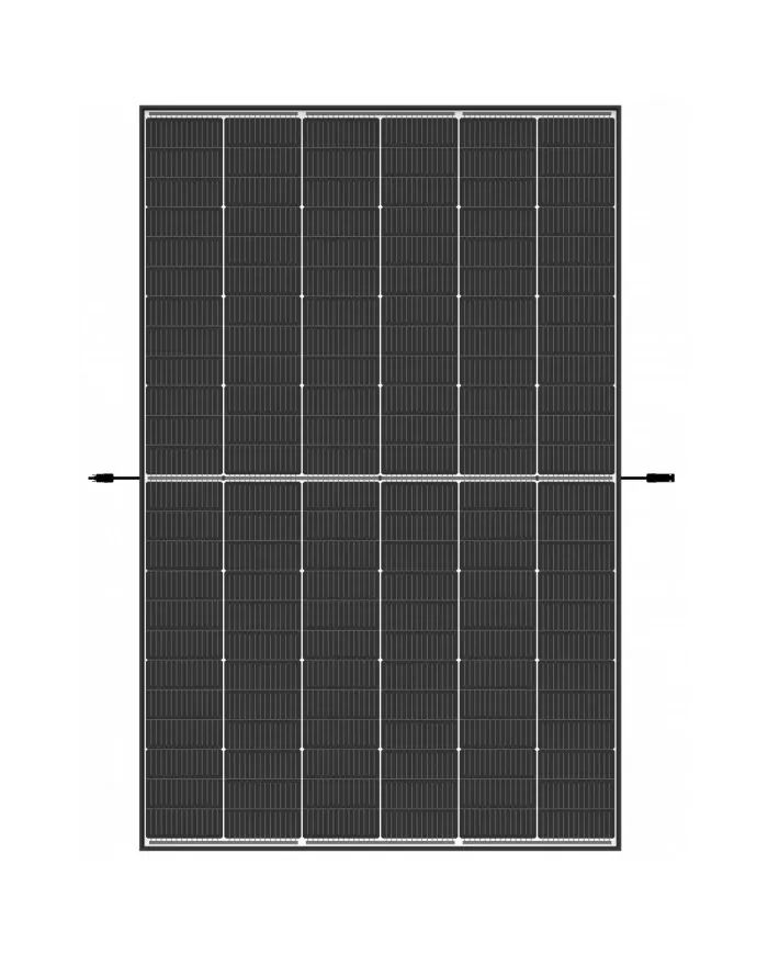 Trina Vertex S+ N-Type Dual Glass 450W - Triple-Cut 1500V (Černý Rám)