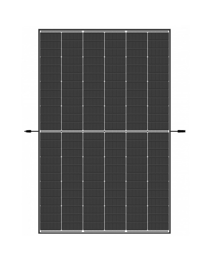 Trina Vertex S+ N-Type Dual Glass 450W - Triple-Cut 1500V (Cornice Nera)
